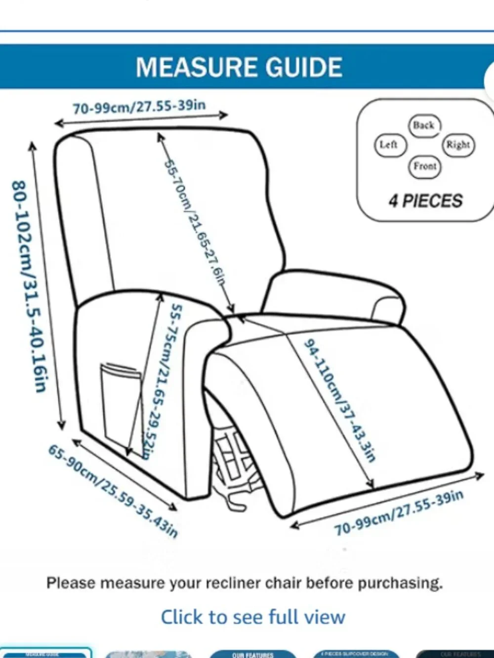 Recliner Slipcovers